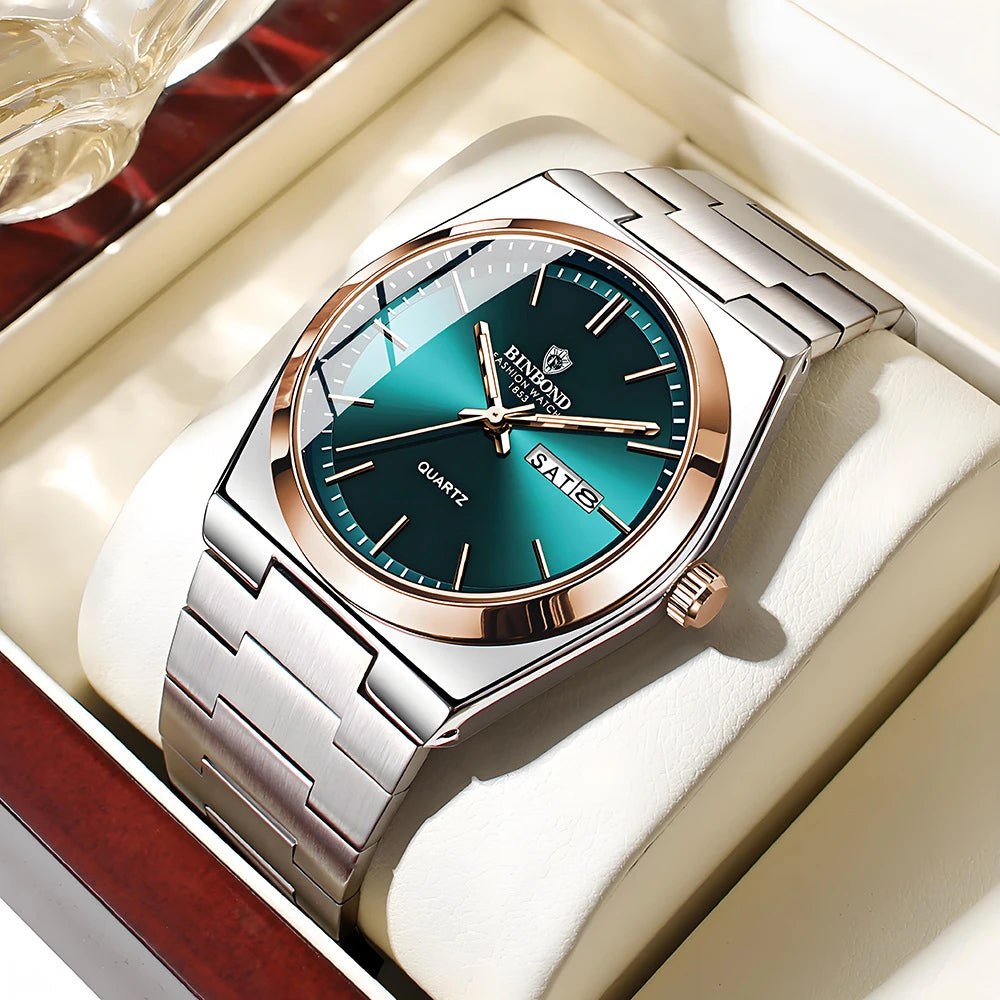 Casual Business Fashion Quartz Gold Men Luxury Watch