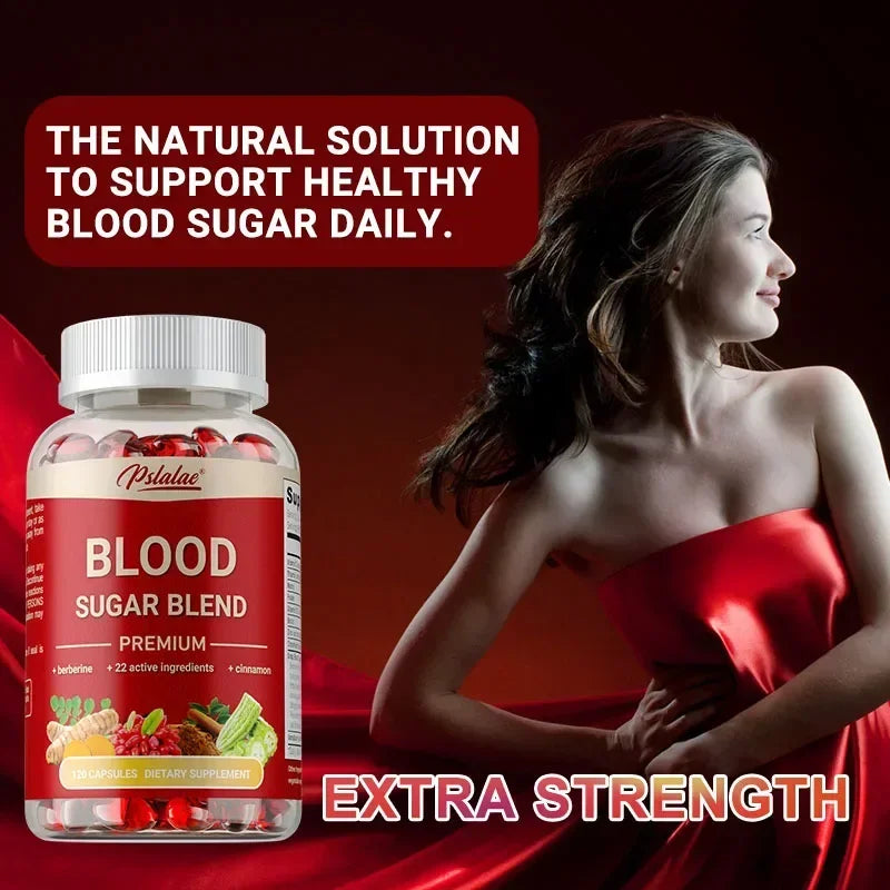 Blood Sugar Blend - Promote Balanced Sugar Levels, Metabolic Health, Improves Hypoglycemia, Increases Energy